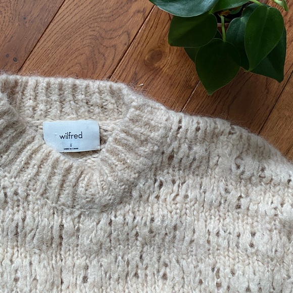 Wilfred cropped knit sweater - Picture 2 of 5